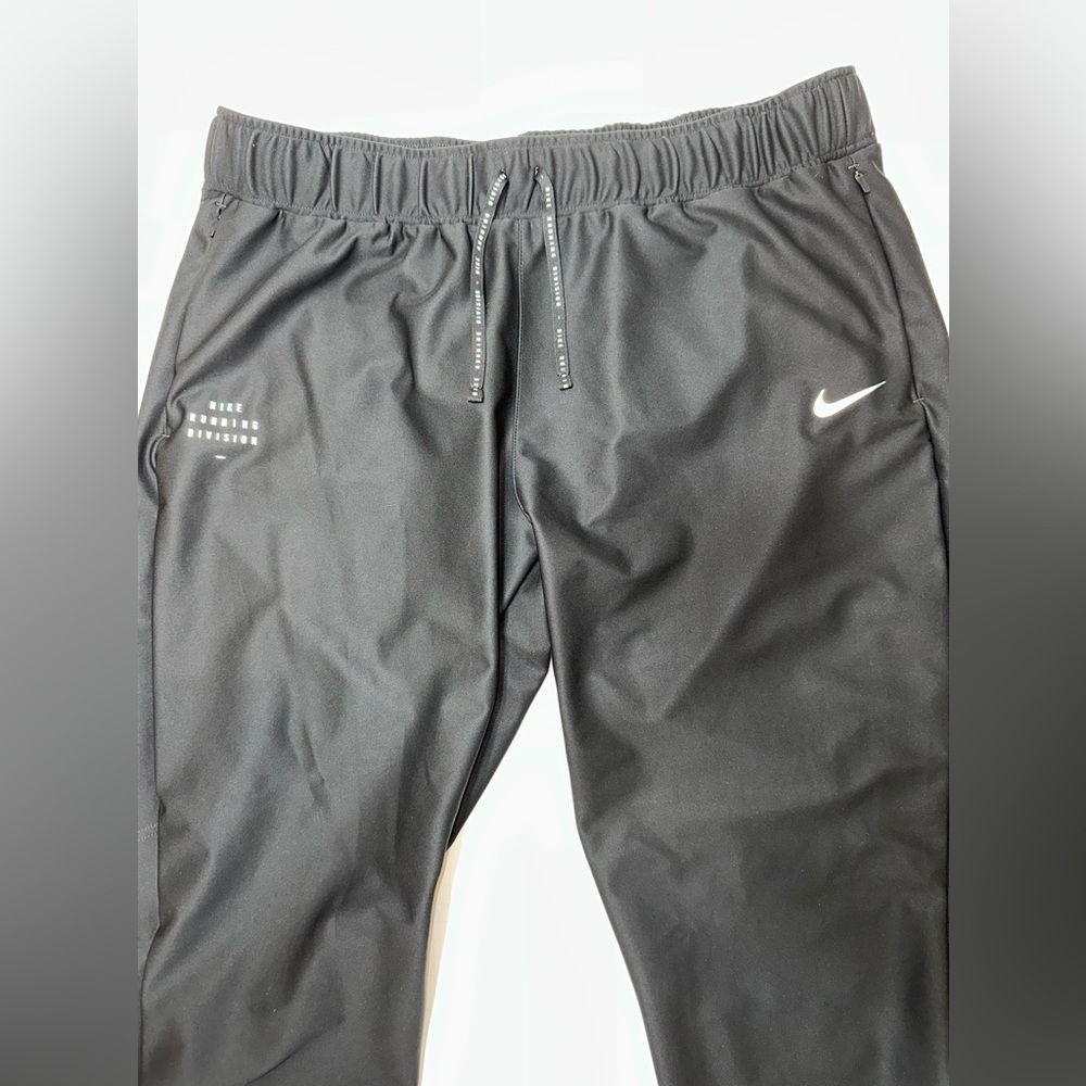 New Nike Run Division Shield Reflective Running Pants Black Woman’s XL - Picture 5 of 10